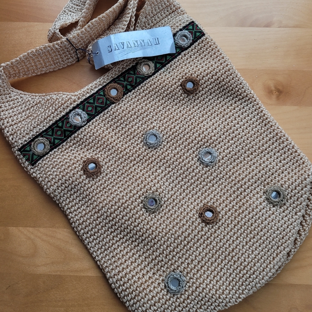 SAVANNAH | BOHO CROCHETED SHOULDER BAG